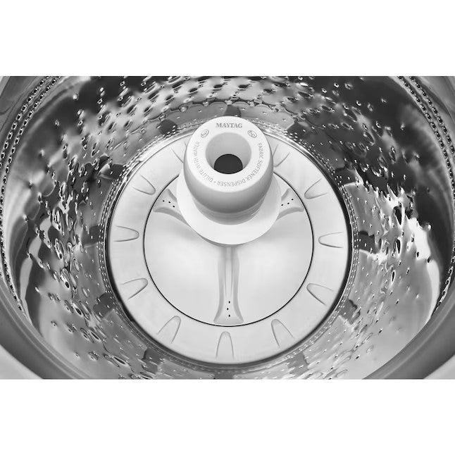 Maytag 4.5-cu ft High Efficiency Agitator Top-Load Washer (White)