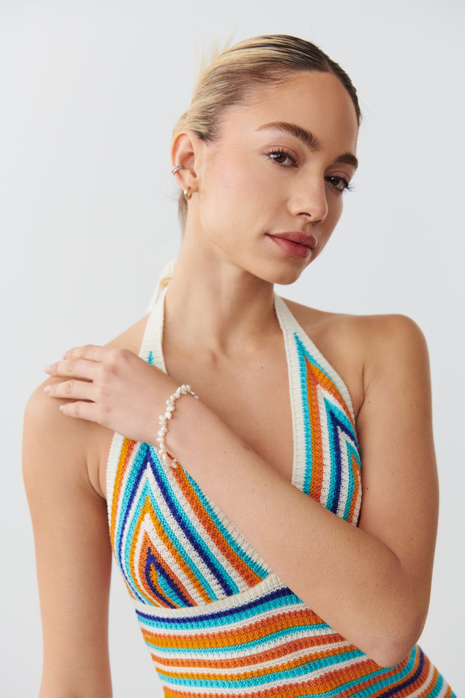 Fresh-water pearl bracelet
