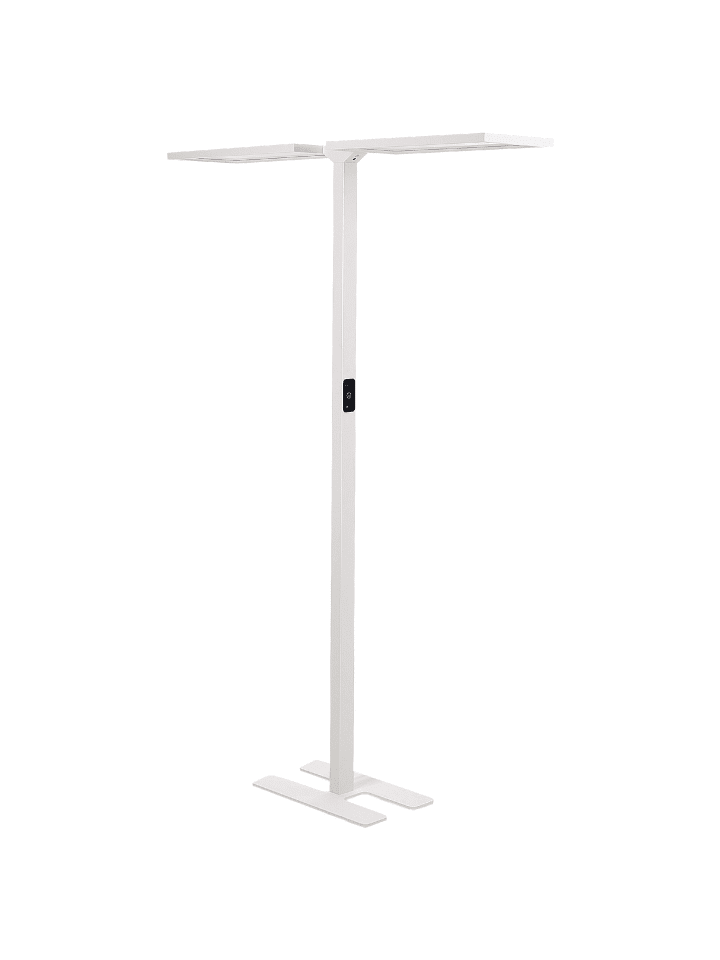 Beliani Stehleuchten SCULPTOR in Weiß - (W) 135 x (H) 197 x (L) 30 cm günstig kaufen onesize