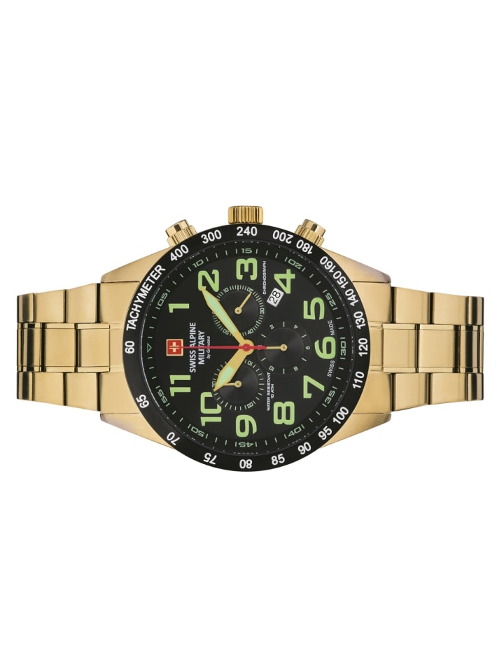 Swiss Military Quarzuhr 7047.9117SAM in Gold günstig kaufen onesize