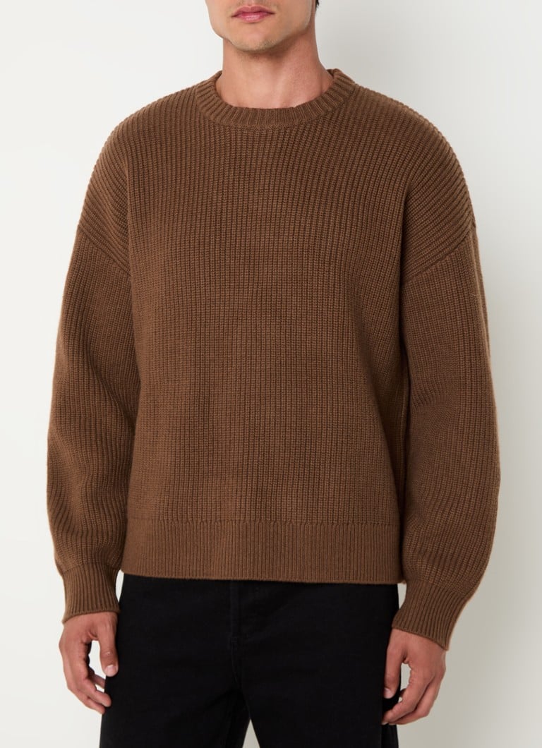 Sandro Chunky knit sweater in cashmere blend