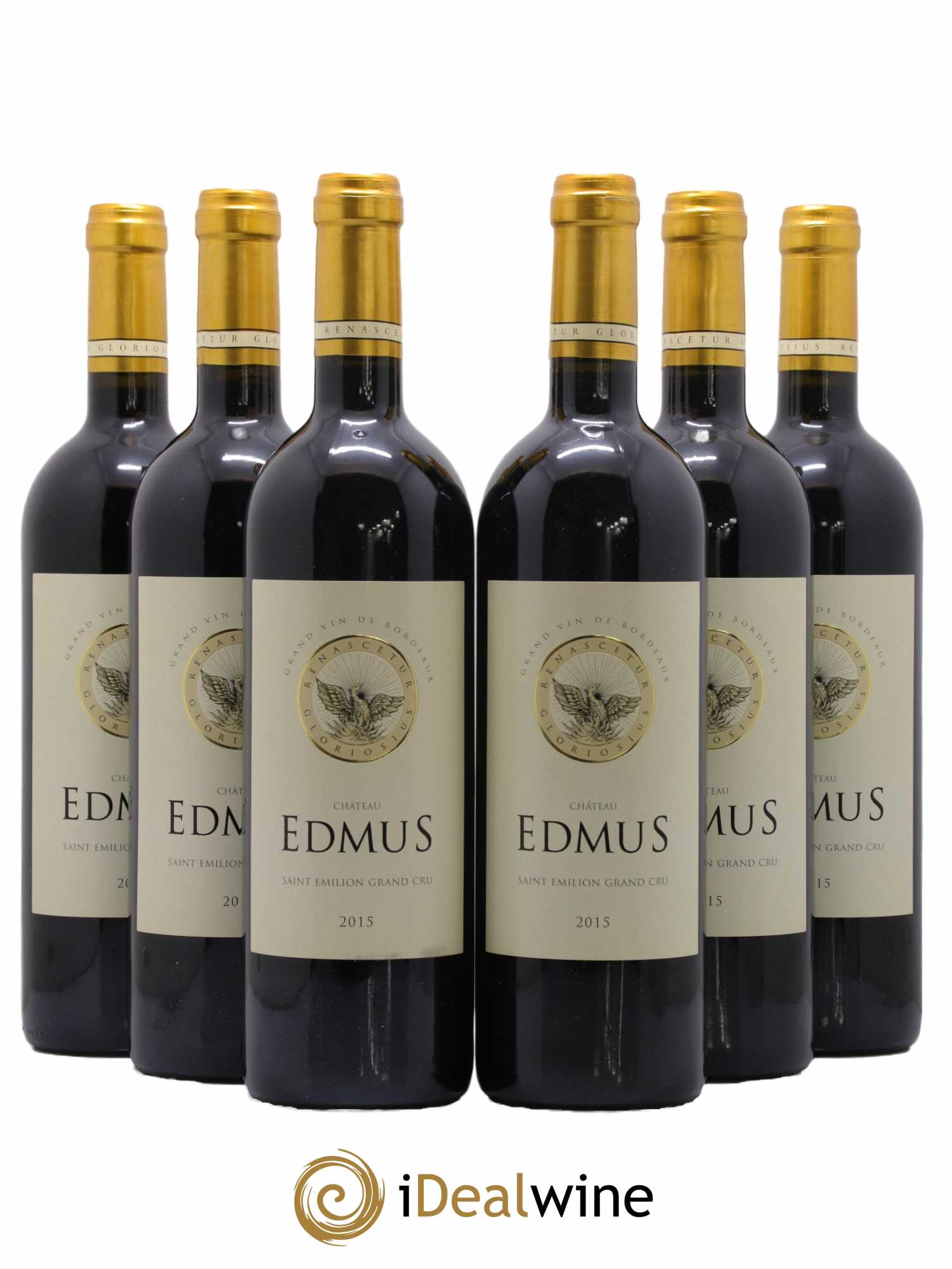Château Edmus Grand Cru  2015 - Lot de 6 Bouteilles