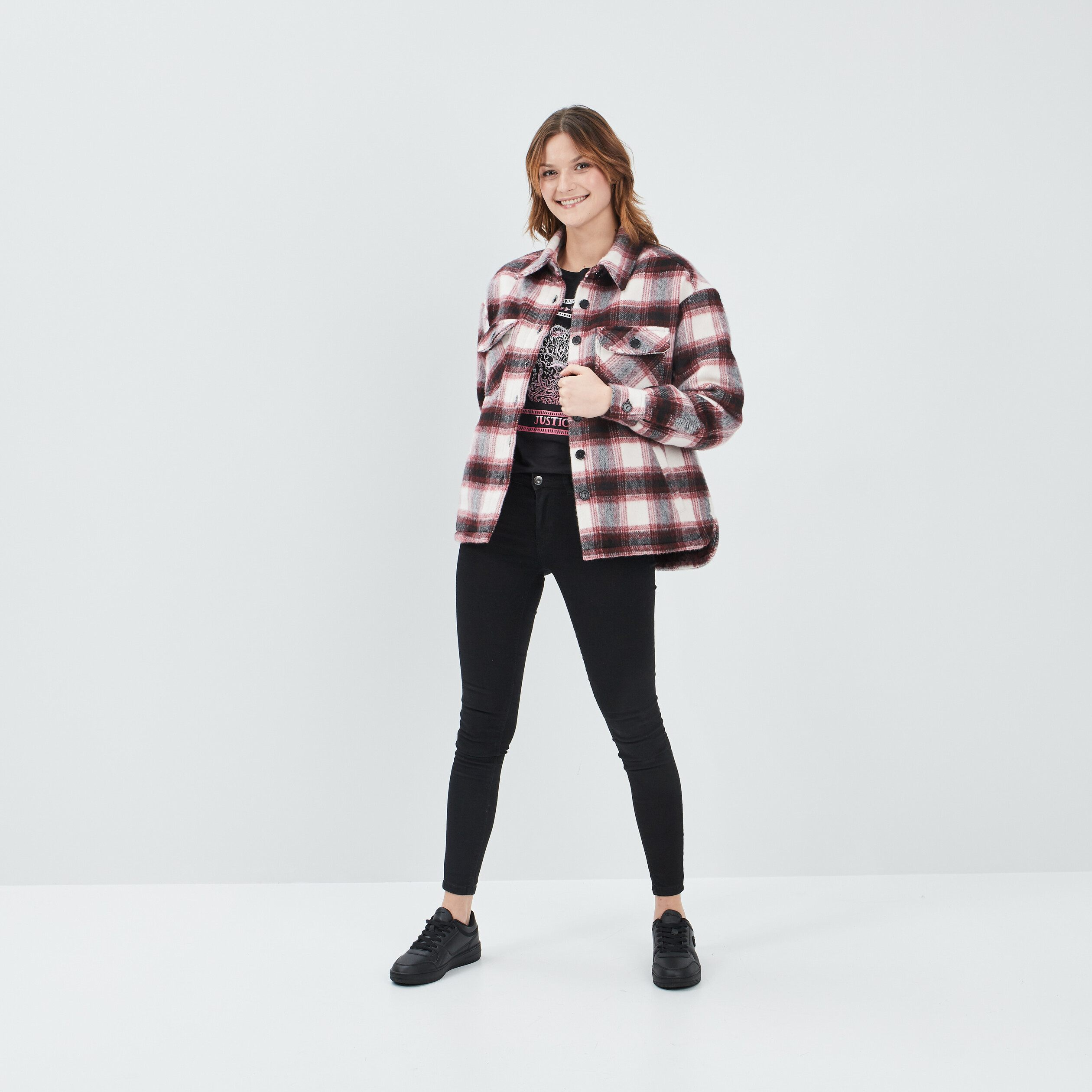 T-shirt manches courtes noir femme | La Halle