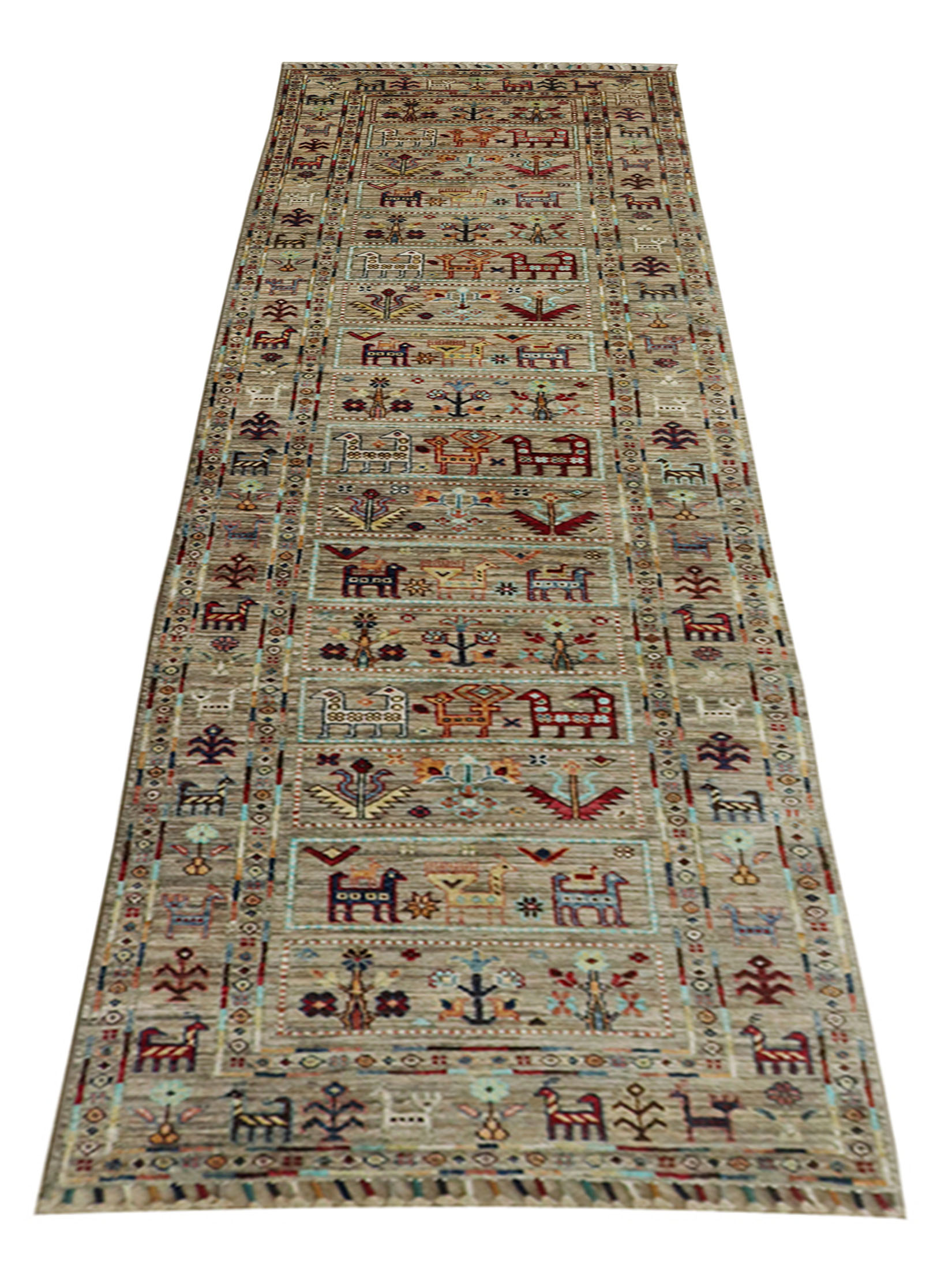 Chobi Schal ca. 83 x 302 cm, Unikat / Einzelstück
