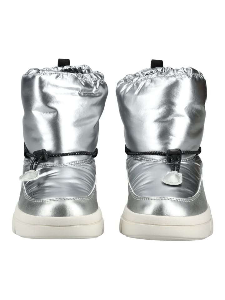 Geox Stiefelette in Silber/Schwarz günstig kaufen