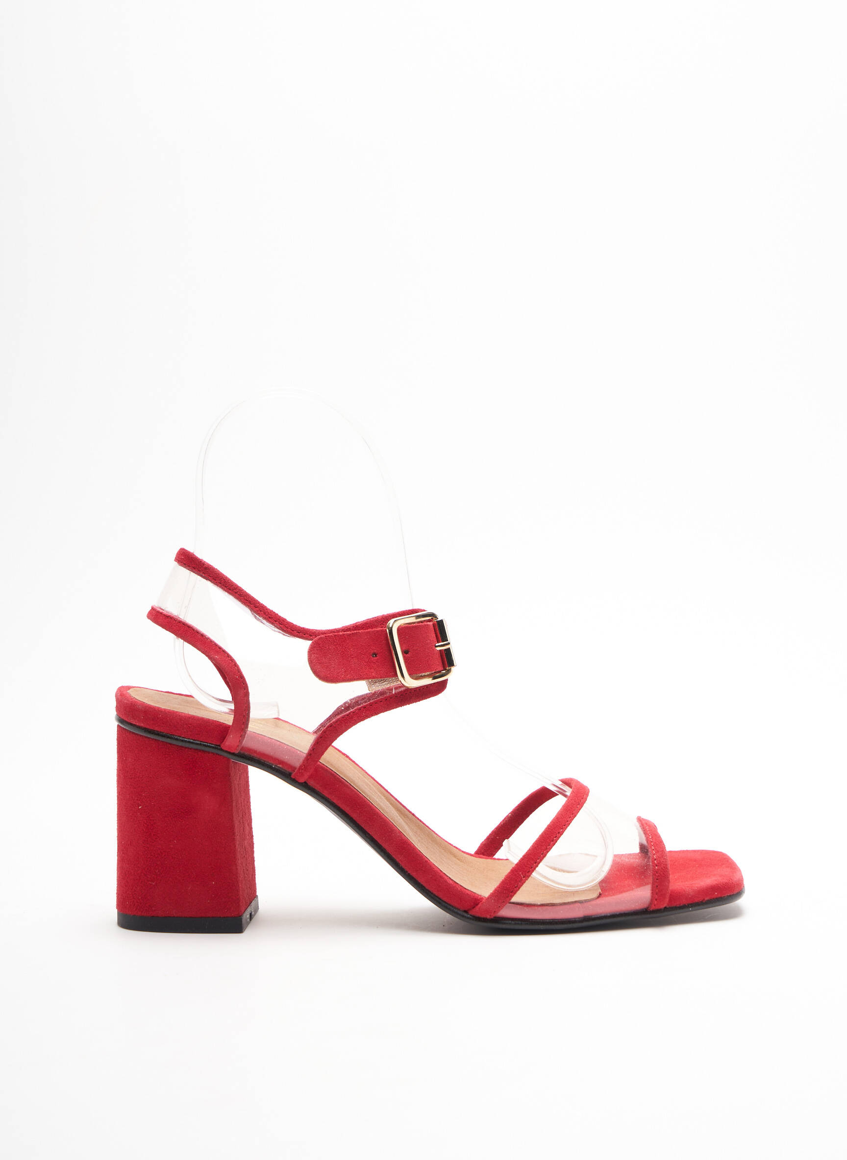 Sarenza Sandales Nu Pieds Femme couleur rouge