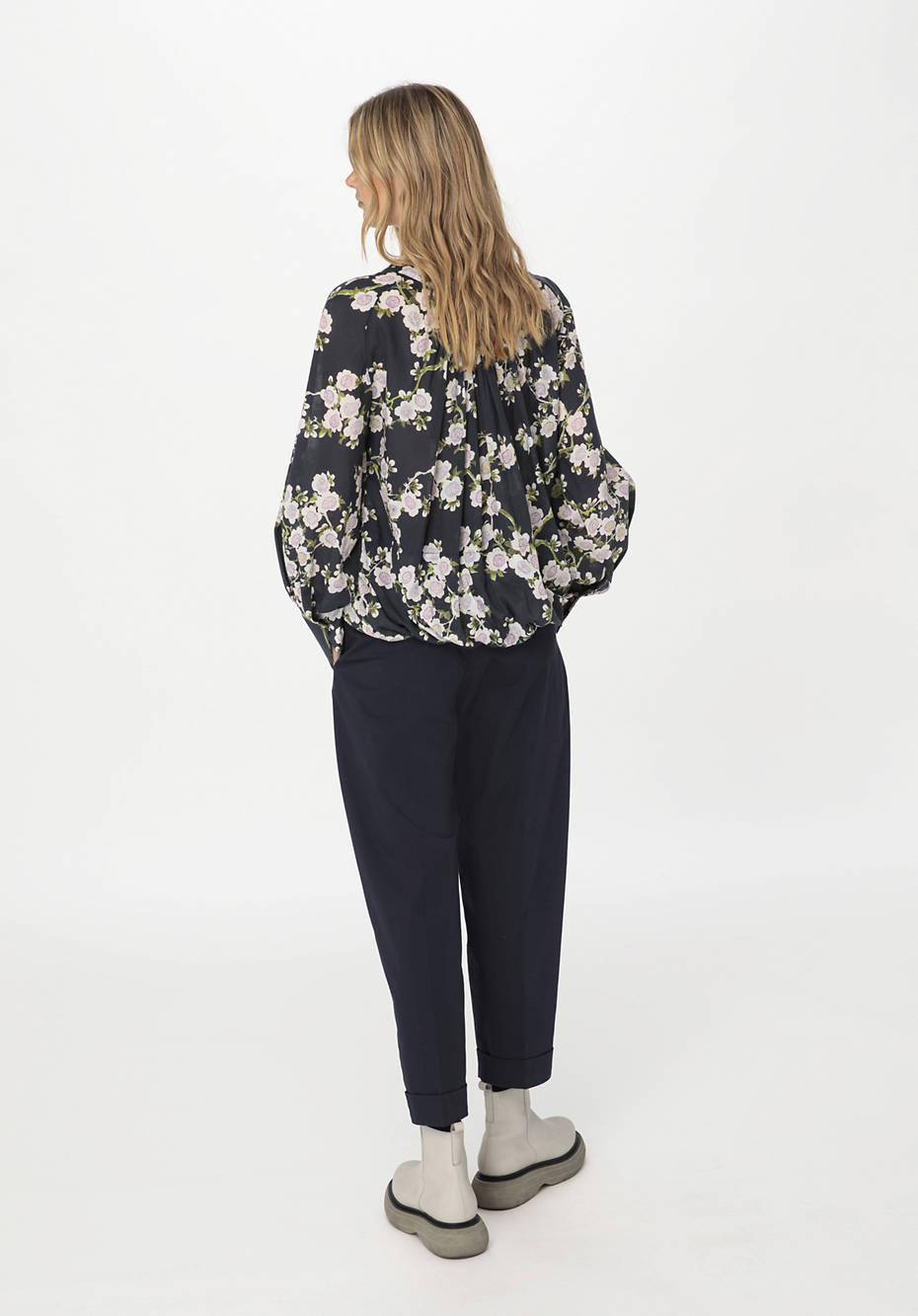 WUNDERKIND X HESSNATUR Bluse aus reiner Bio-Baumwolle