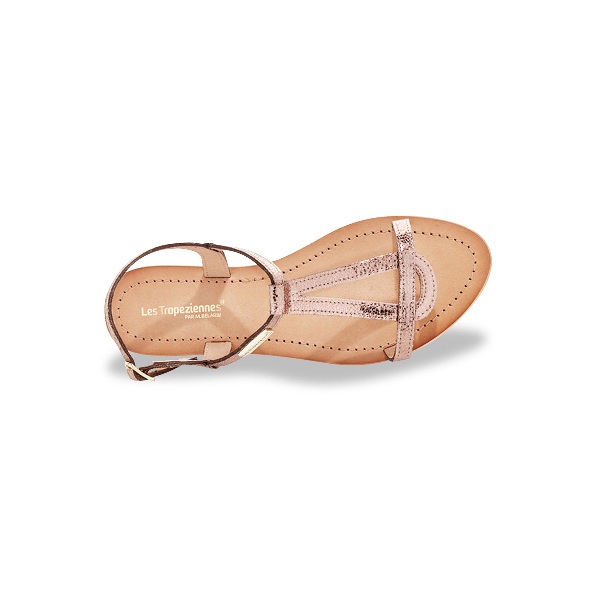 Sandales plates en cuir Hamat