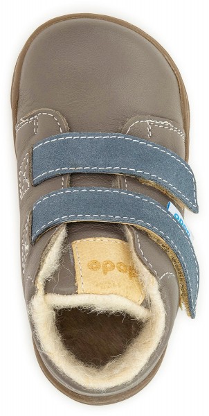 Dodo Shoes ~ Thermo Wool MidCut Klettschuh Winter ~ Coffee