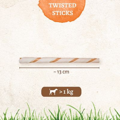 8in1 Delights Twisted Sticks für kleine Hunde Huhn