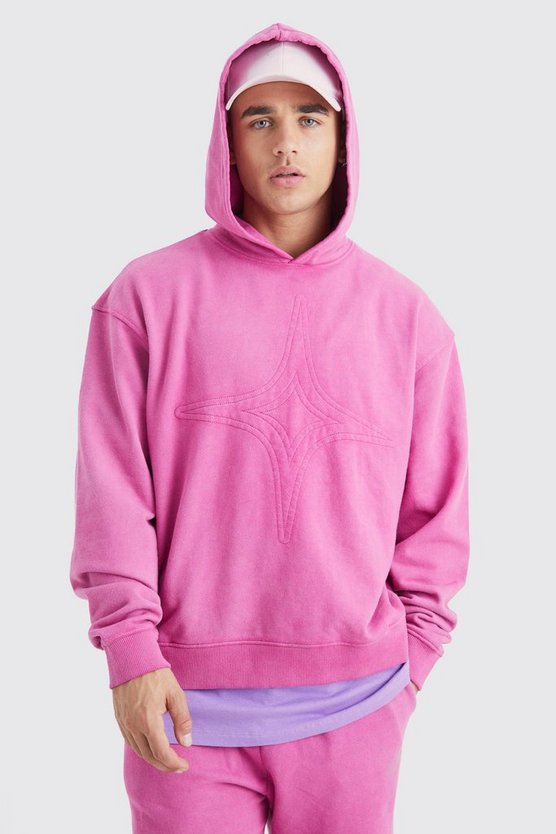 Gesteppter Oversize Hoodie