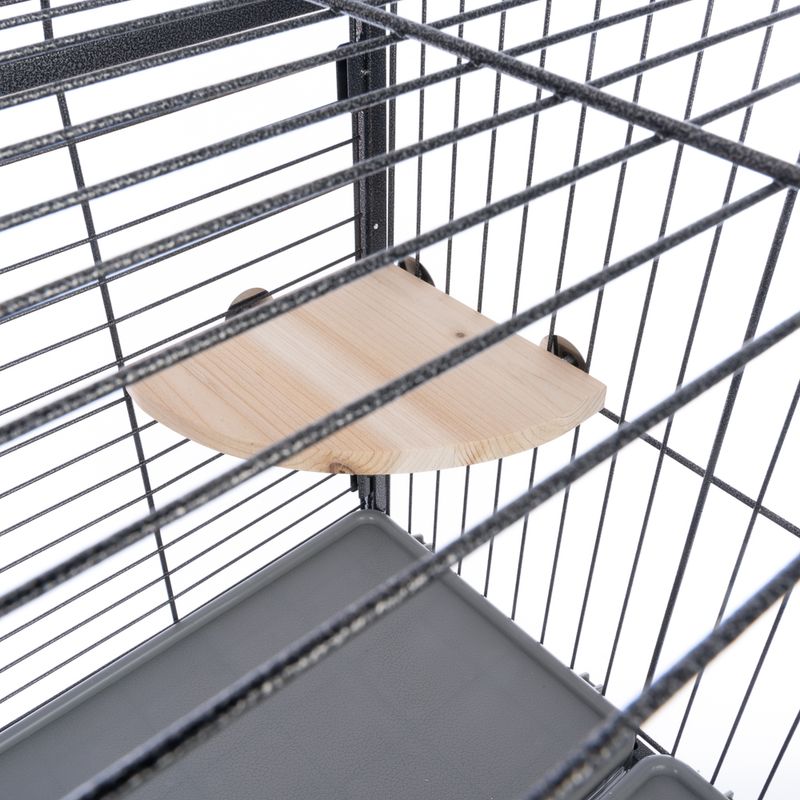 TIAKI Eckplattform aus Holz für Kleintiere