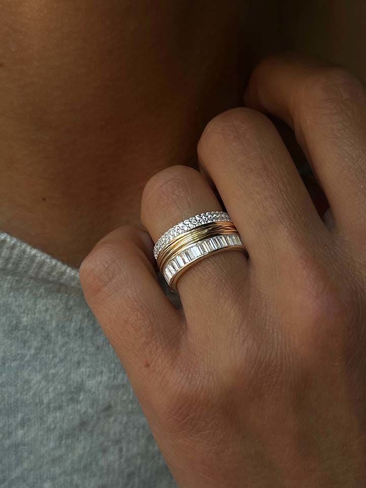DI GIORGIO Vergold. Ring mit Edelsteinen günstig kaufen