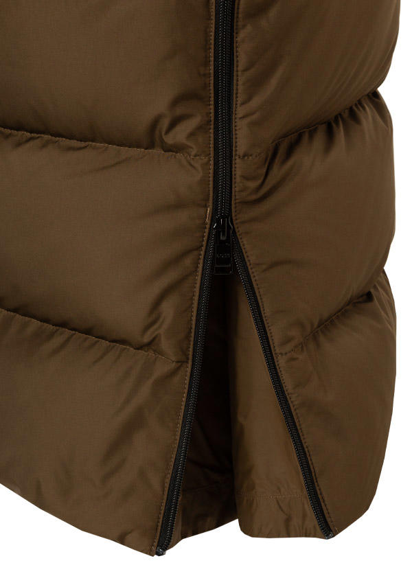 BOSS Black, Daunenmantel, Mikrofaser, khaki