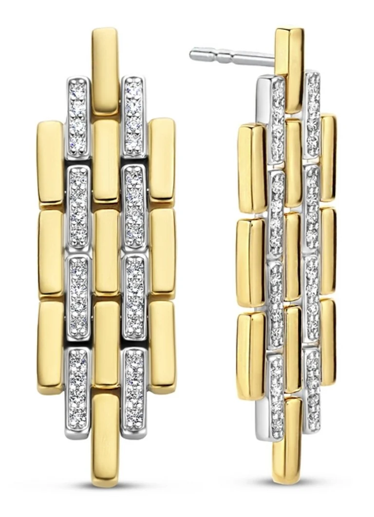 TI SENTO - Milano Stud Earrings gold plated 7891ZY