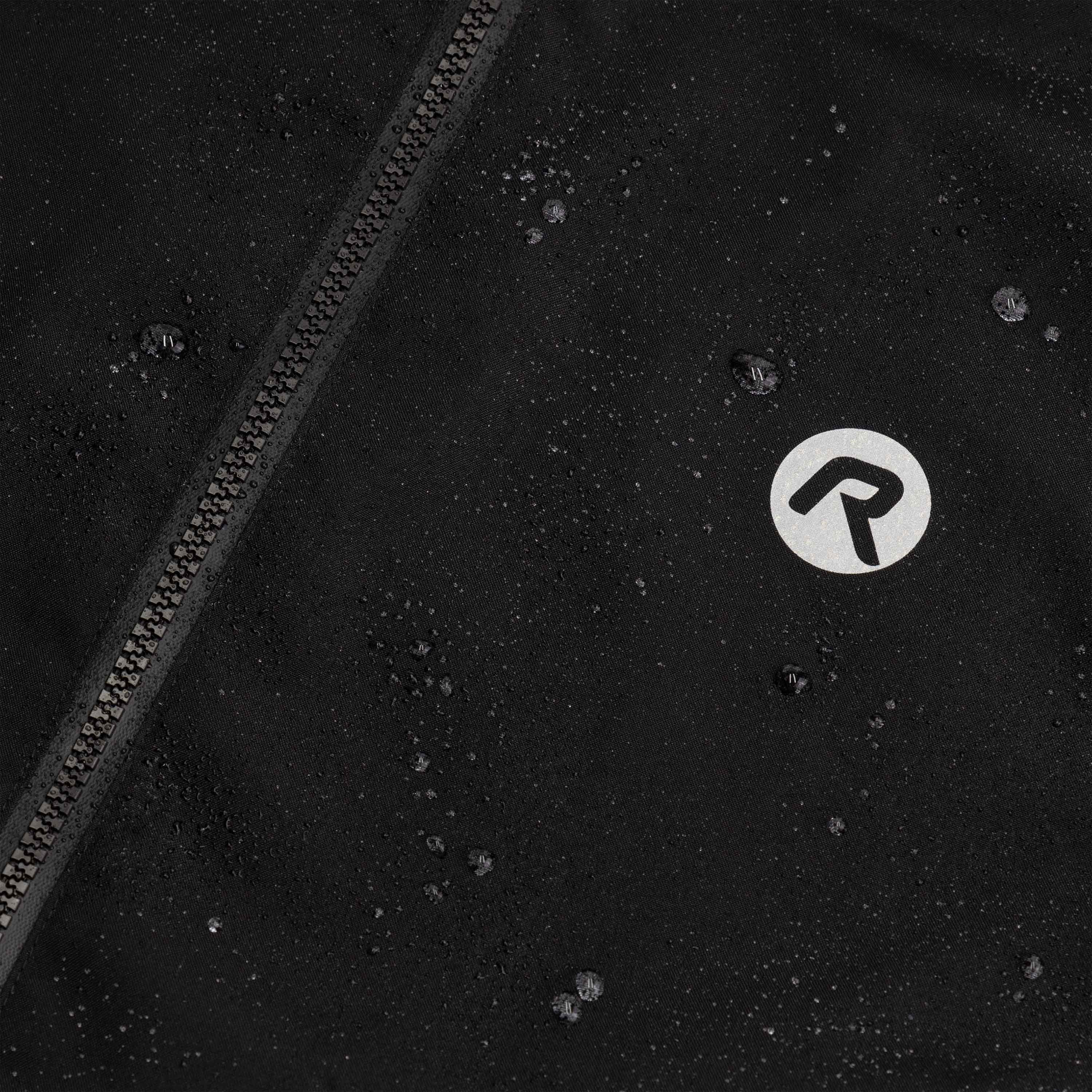 Rogelli Distance Schwarz Herren Fahrrad Regenjacke