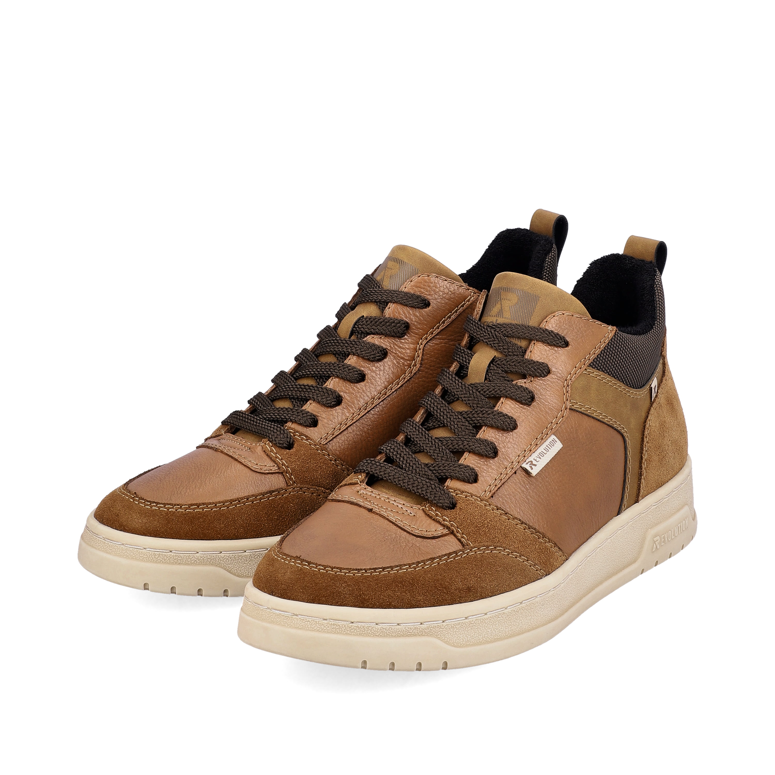 Rieker Herren Sneaker High caramel brown