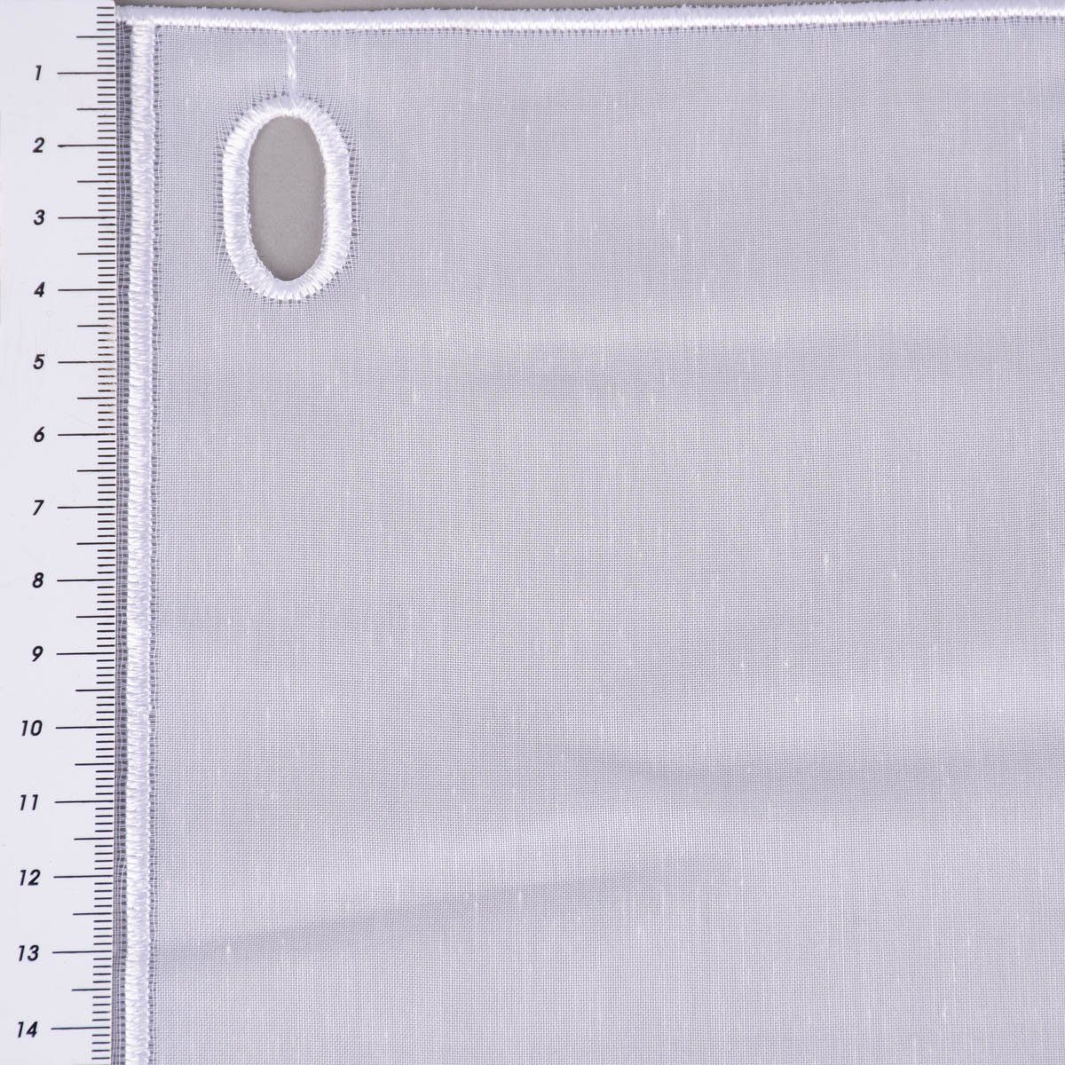 Meterware Stickerei-Panneaux Bistrogardine Batistoptik nähfrei Stickerei Kreise, SCHÖNER LEBEN., leicht perforiert, Batist, bestickt, pflegeleicht