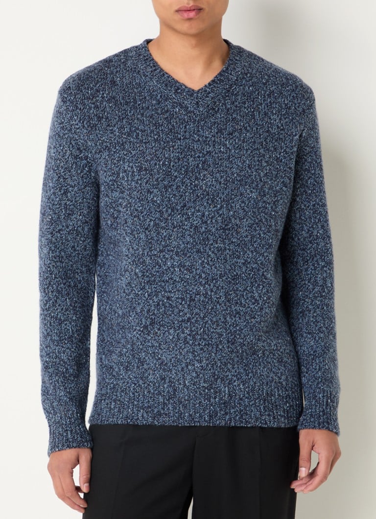 SAMSØE SAMSØE Samehdi chunky knit pullover in wool blend with melange design