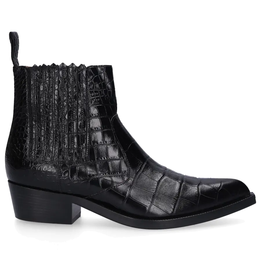 Guglielmo Rotta - Stiefeletten KISSA Kalbsleder - schwarz