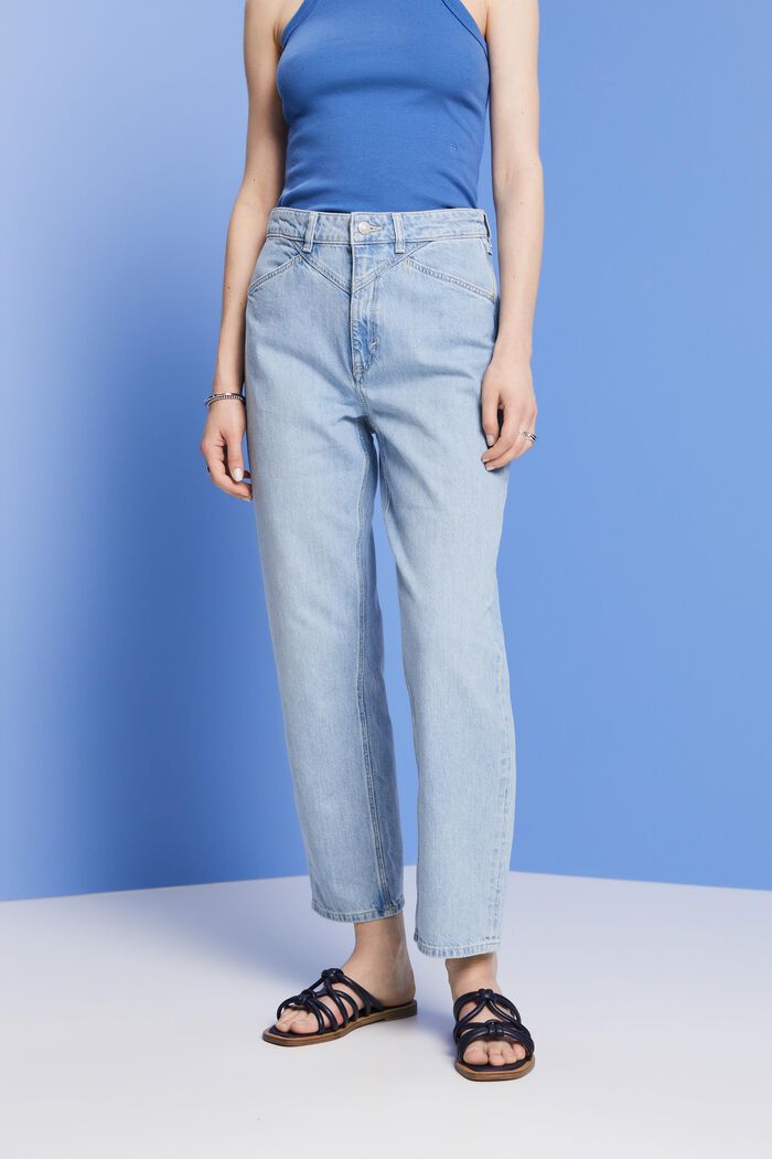 Verkürzte Jeans in Dad-Passform