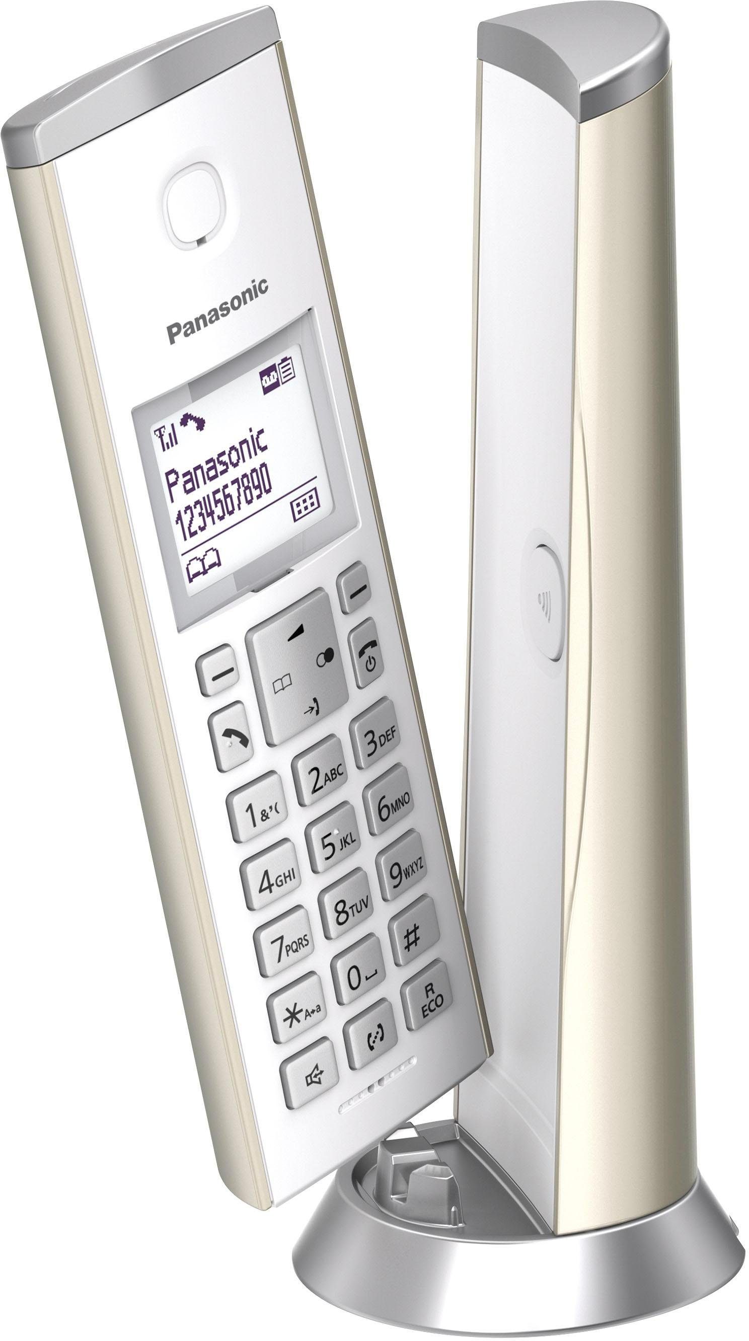 Panasonic KX-TGK220 Schnurloses DECT-Telefon (Mobilteile: 1, 4 Wege Navigationstaste)