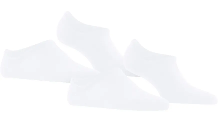 ESPRIT Damen Füßlinge Solid High 2er Pack white (2000)