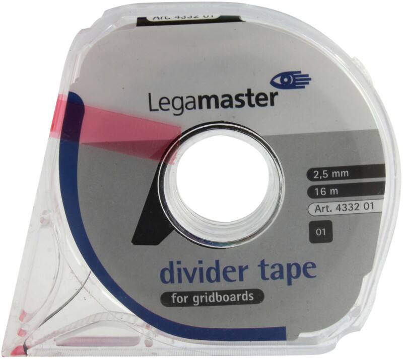 Legamaster Markierungsband 7-433201 Schwarz 2,5 mm x 16 m