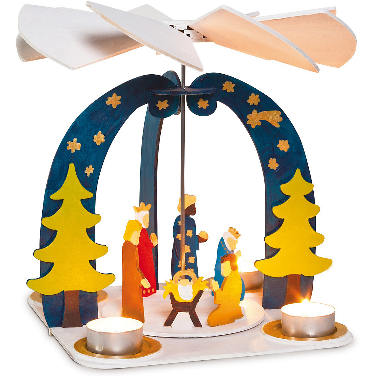 Holzbausatz Weihnachtspyramide