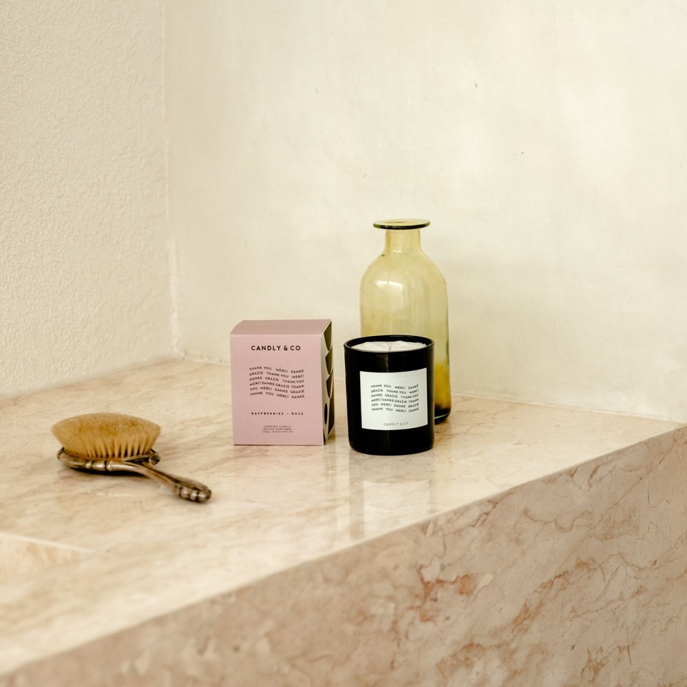 candly&co Bougie No.7 Thank you. Merci. Danke. Grazie. Bougie