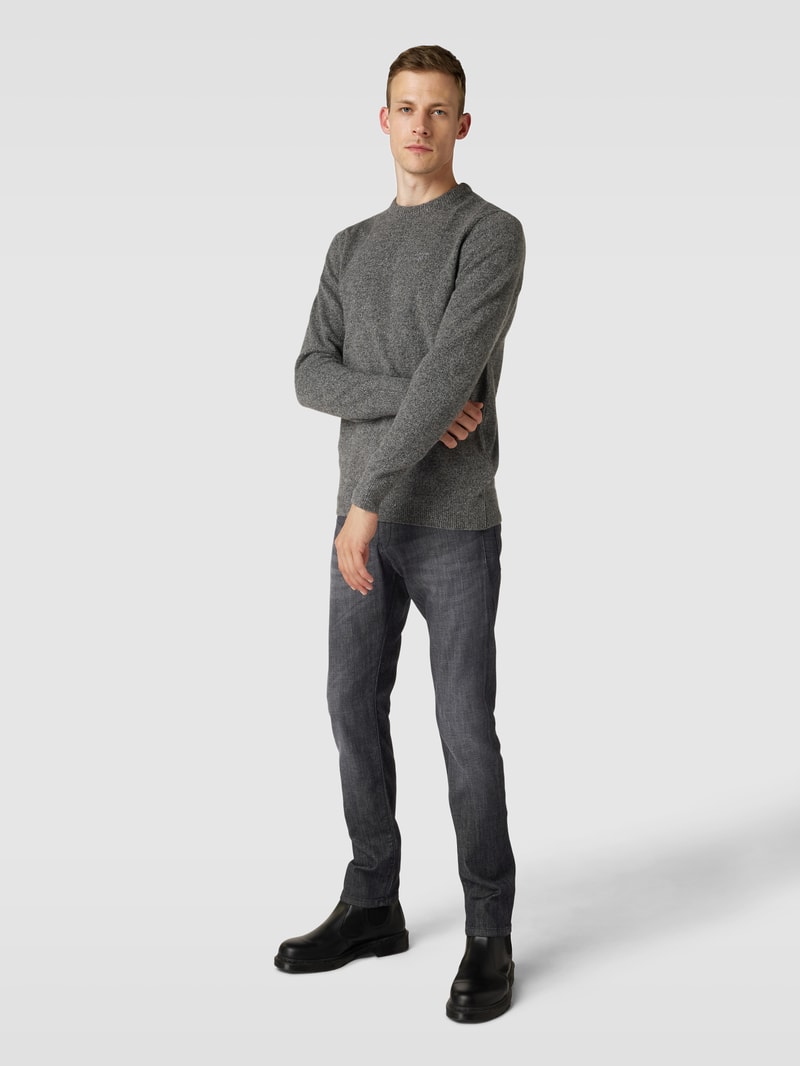 Jeans im 5-Pocket-Design Modell 'Delaware' in mittelgrau