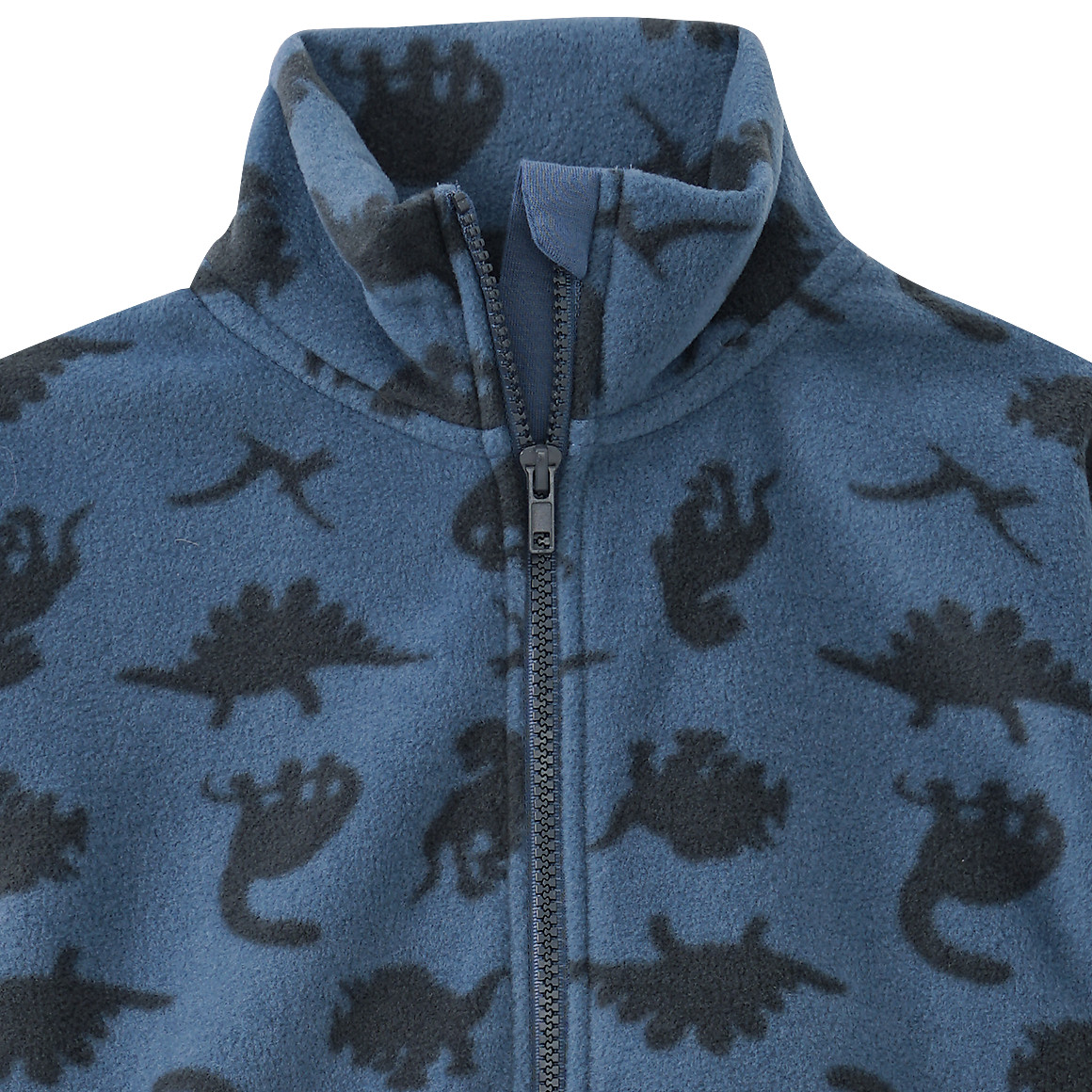 Jungen Fleecejacke mit Dino-Motiv