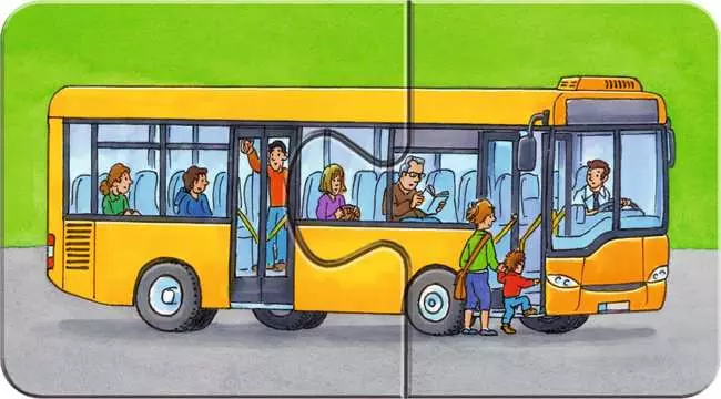 Kinderpuzzle ab 2 Jahren - Einsatzfahrzeuge - 2 Teile