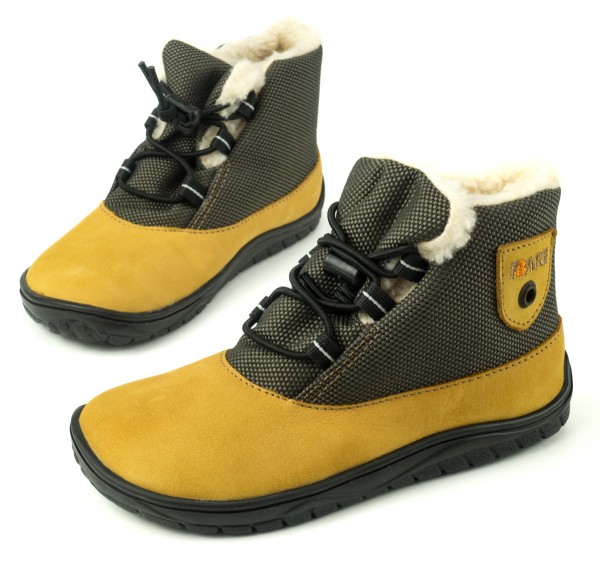 Fare Bare |vA ~ MidBoot Schnürer Winter + Tex ~ Gelb