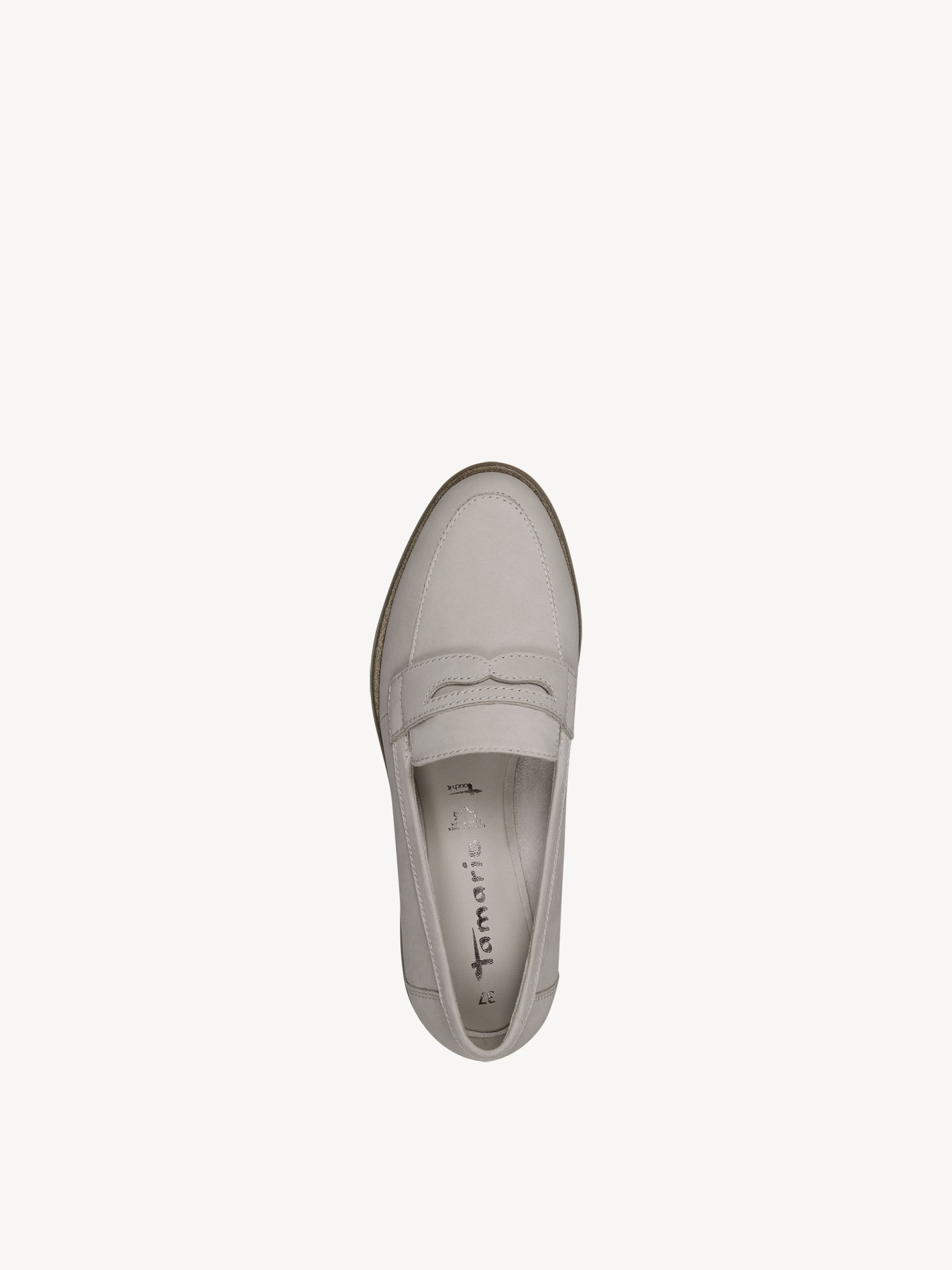 Slipper en cuir - beige