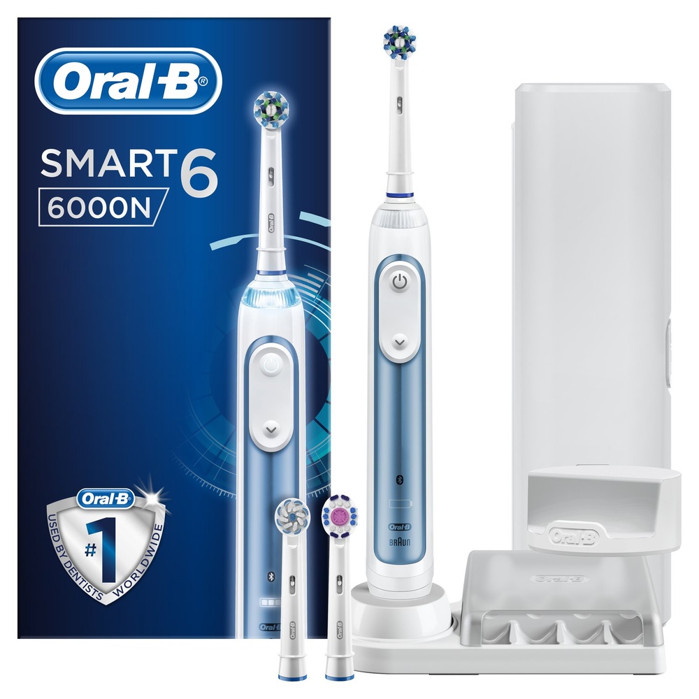 oral-b Oral-B Smart 6 6000N Blue Brosse À Dents Électrique Brosse À Dents Electrique