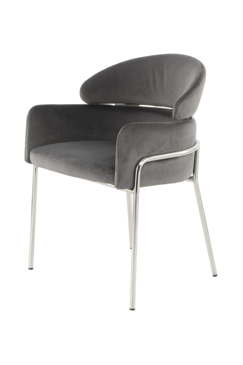 Kayoom Stuhl Corey 125 Grau / Silber