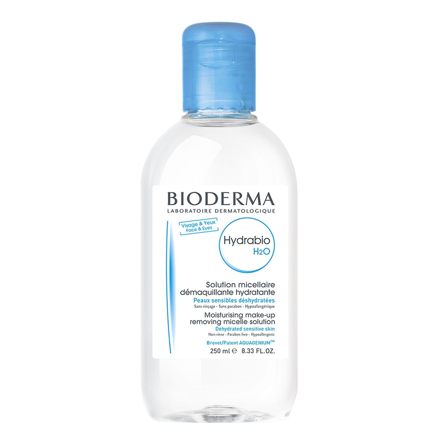 Bioderma Hydrabio H2O Eau Micellaire Démaquillante Hydratante - Peaux Sensibles Déshydratées