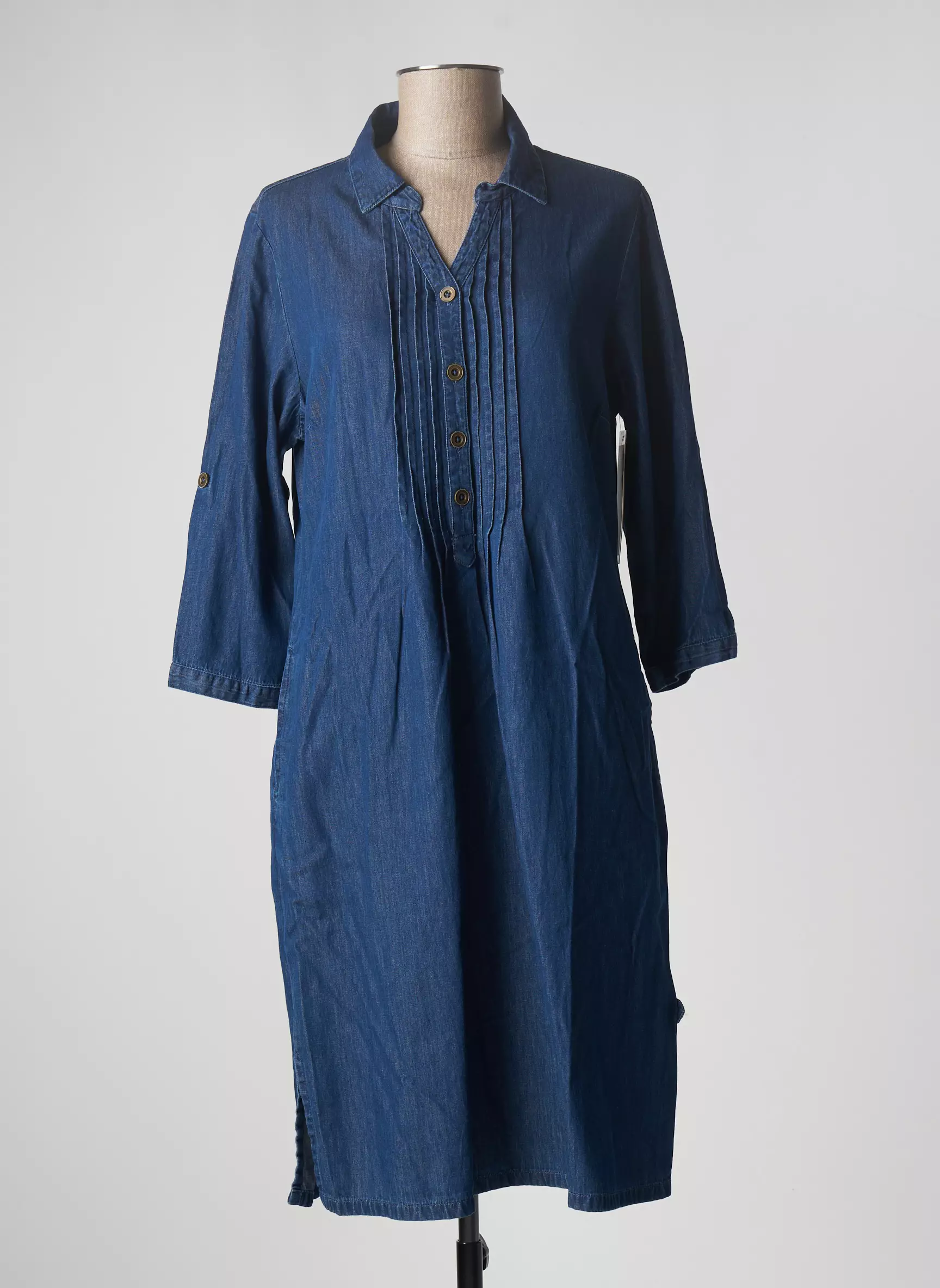 Agathe   Louise Robes Mi Longues Femme couleur bleu