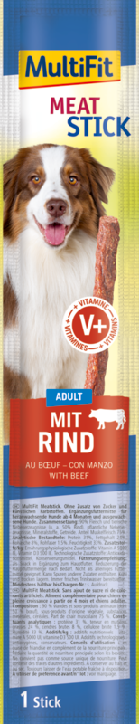 MultiFit Snacks MultiFit Meatsticks 25x12g Rind