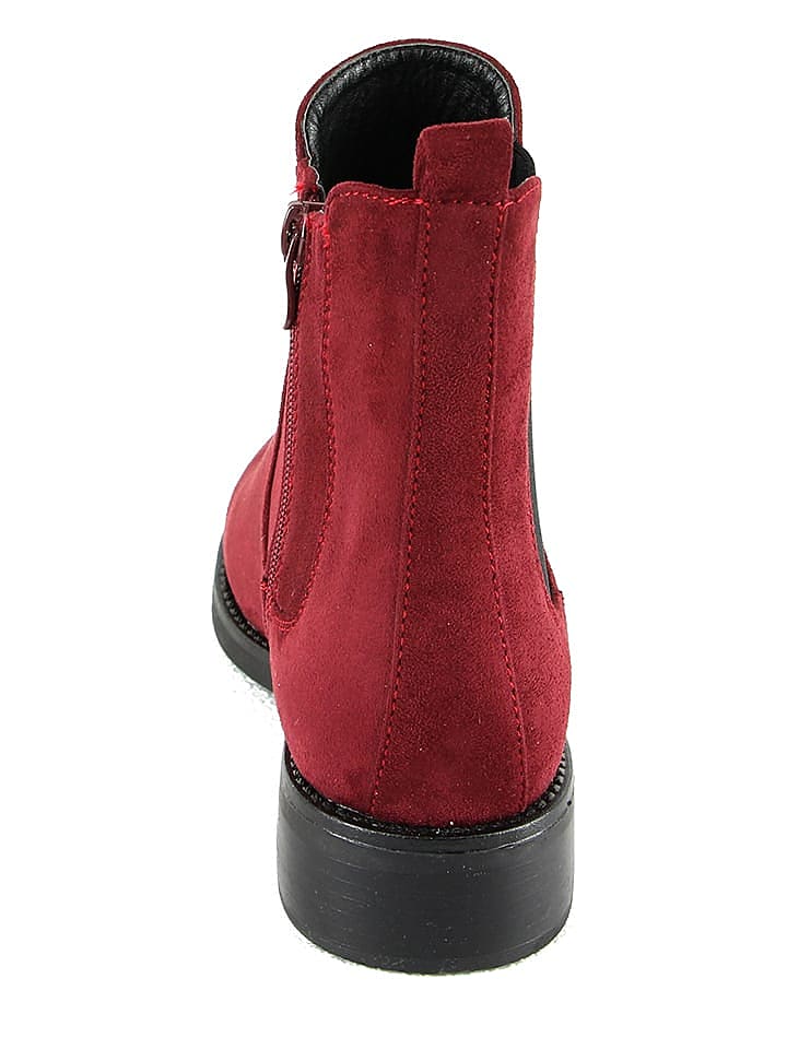 Sixth Sens Chelsea-Boots in Rot günstig kaufen 37