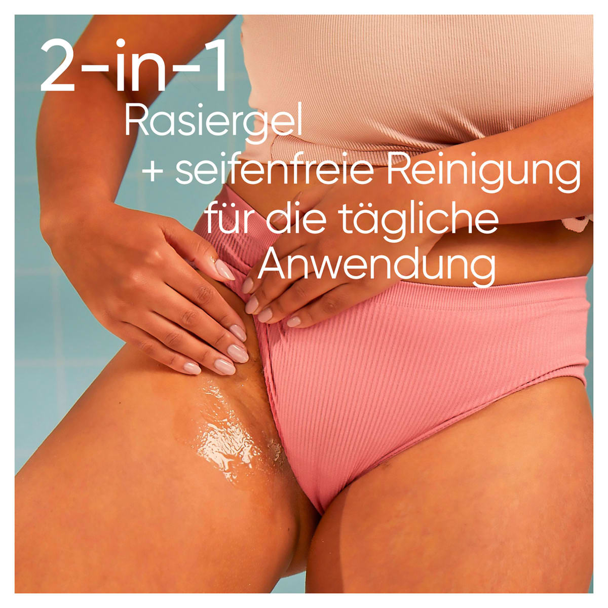 Reinigungs- und Rasiergel 2in1 Satin Care Intimrasur, 190 ml
