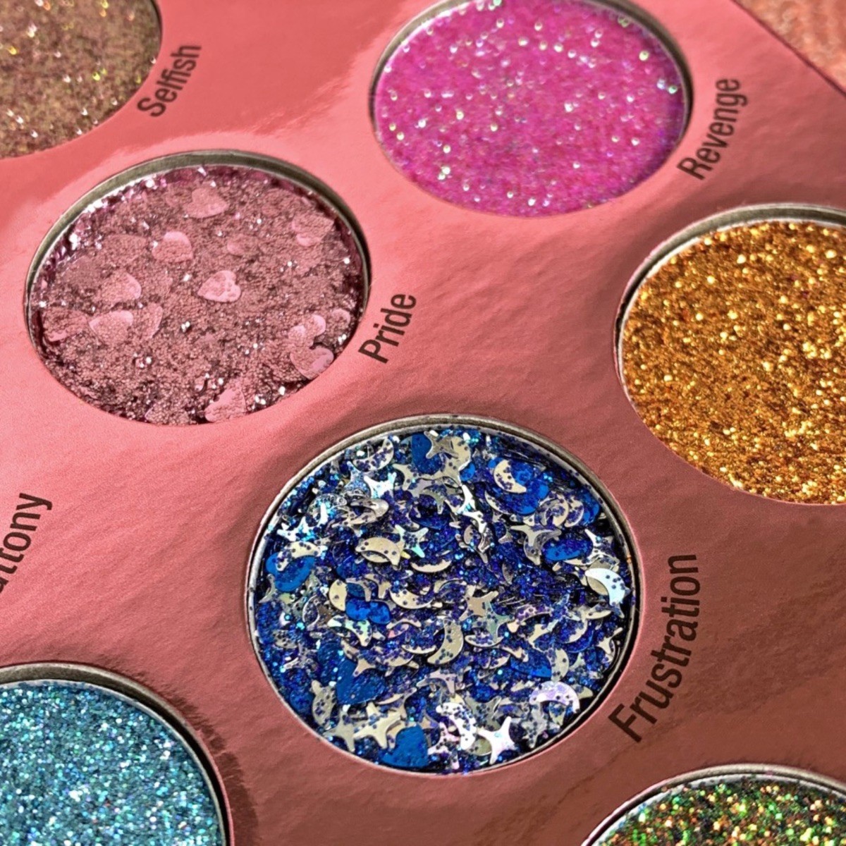 Paleta trblietok Rude Cosmetics Sin of Glittony