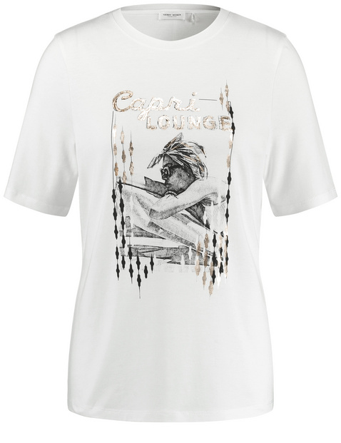 Nachhaltiges T-Shirt mit Frontprint