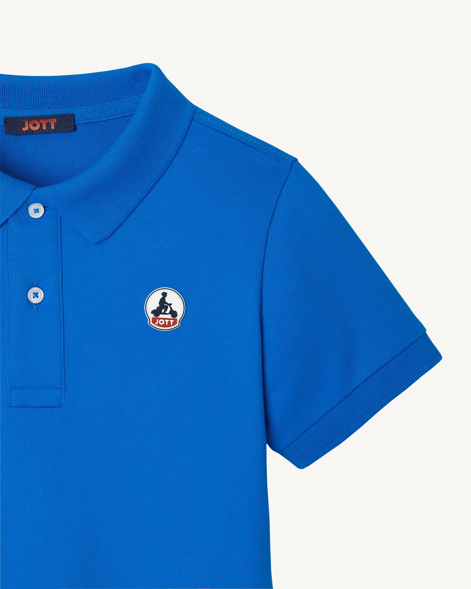 Polo enfant en coton biologique Azur Salvador