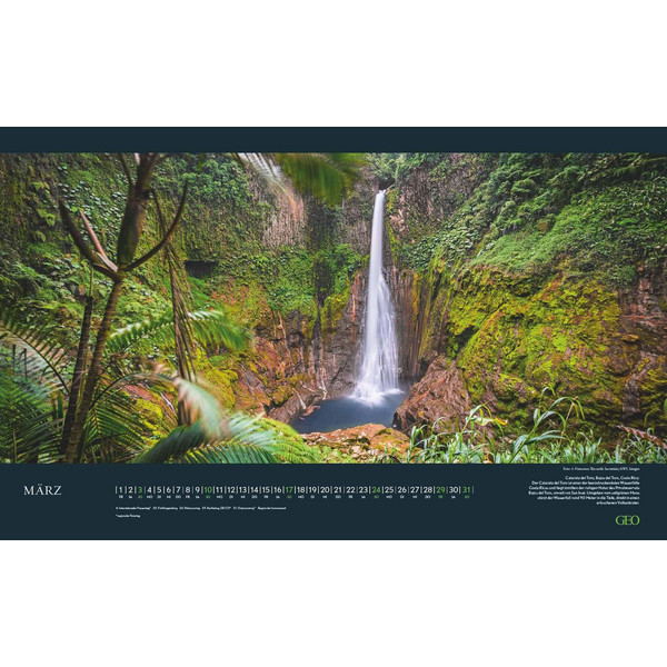 GEO: SEHNSUCHTSORTE 2024 - WAND-KALENDER - Kalender