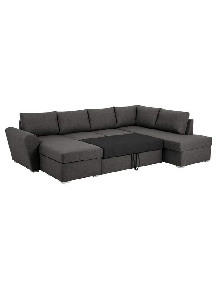 ebuy24 Schlafsofa Stefan Grau 296 x 202 cm günstig kaufen onesize
