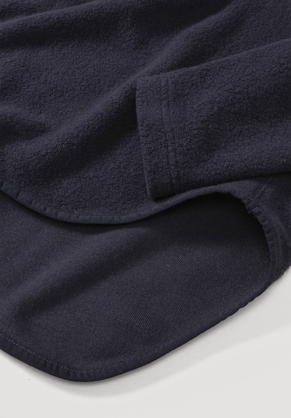 Fleece-Hoodie aus reiner Bio-Baumwolle