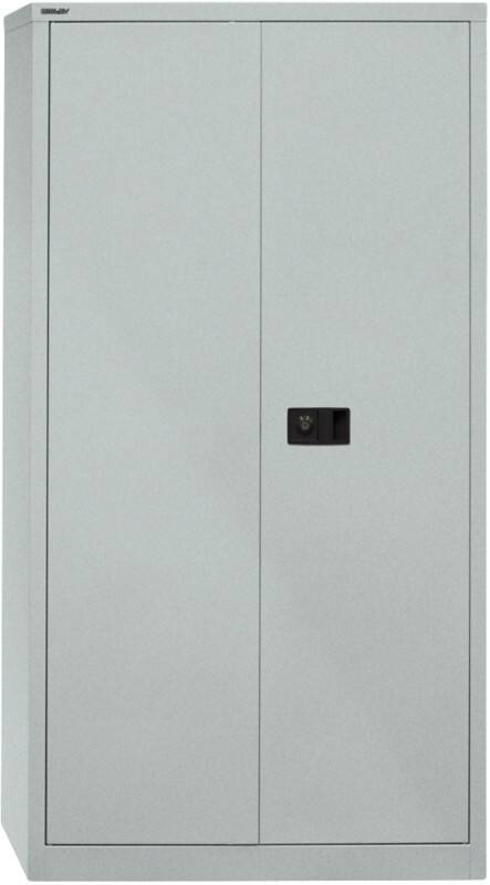 Bisley Flügeltürenschrank Universal Silber 914 x 400 x 1.806 mm