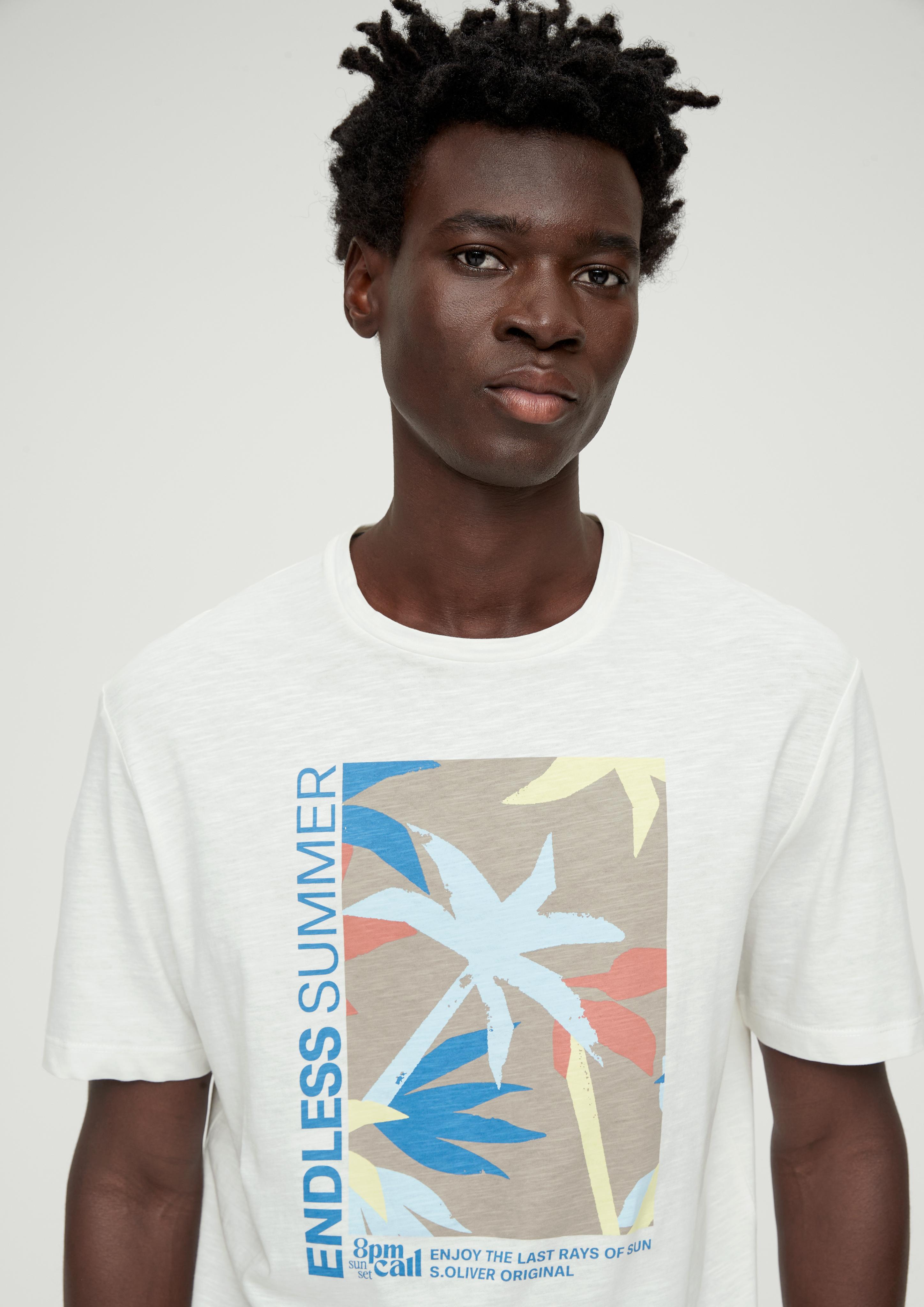 T-Shirt mit Frontprint  2131376-01D1